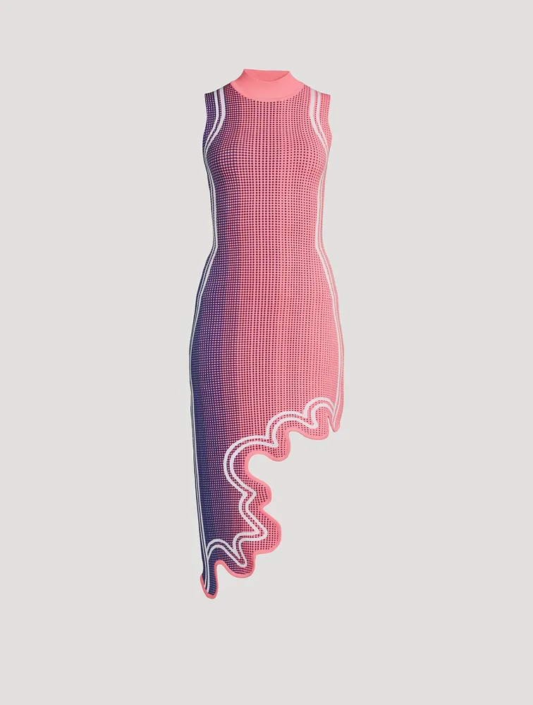 Lydia Wavy Sleeveless Dress