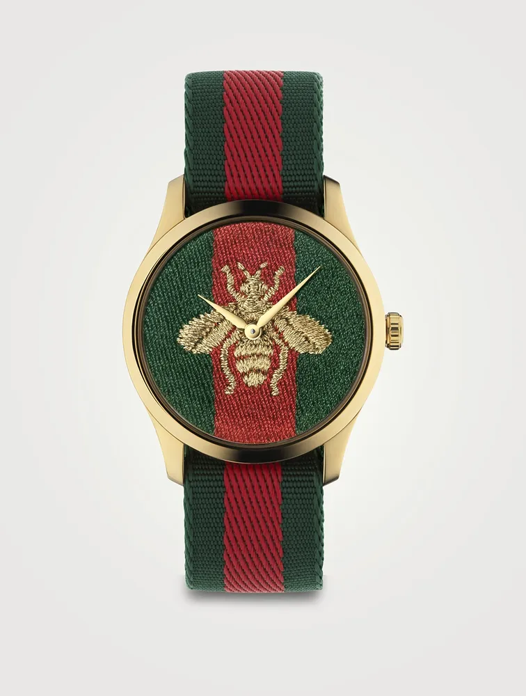 G-Timeless Nylon Strap Watch