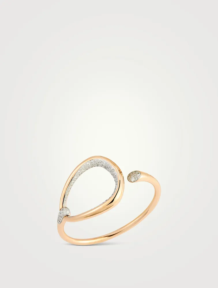 Fantina 18K Rose Gold Bracelet With Diamonds
