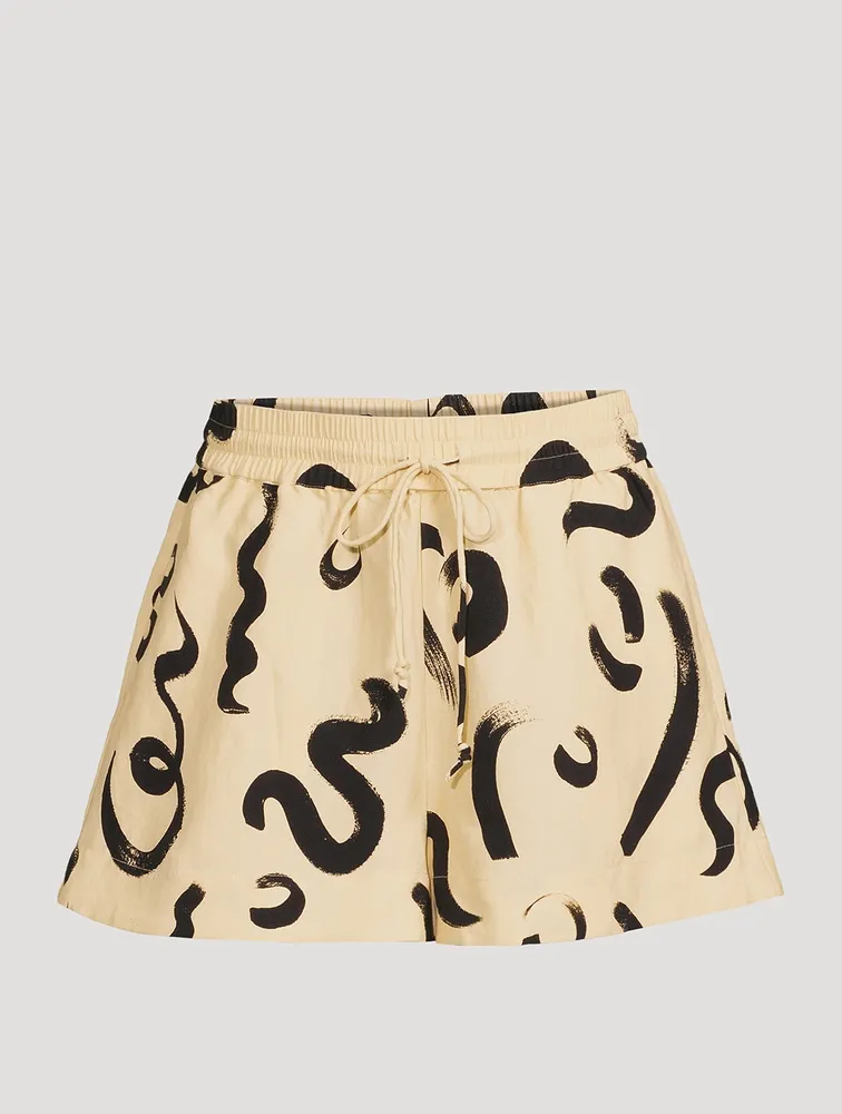 Brush Stroke Shorts