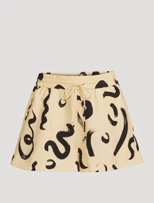 Brush Stroke Shorts