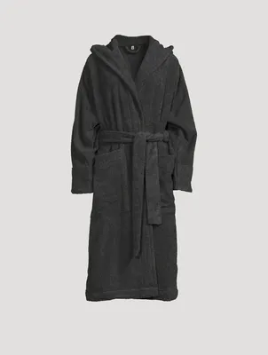 Hooded Organic Cotton Bathrobe