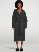 Hooded Organic Cotton Bathrobe