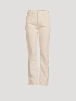 Rider High-waisted Straight-Leg Jeans