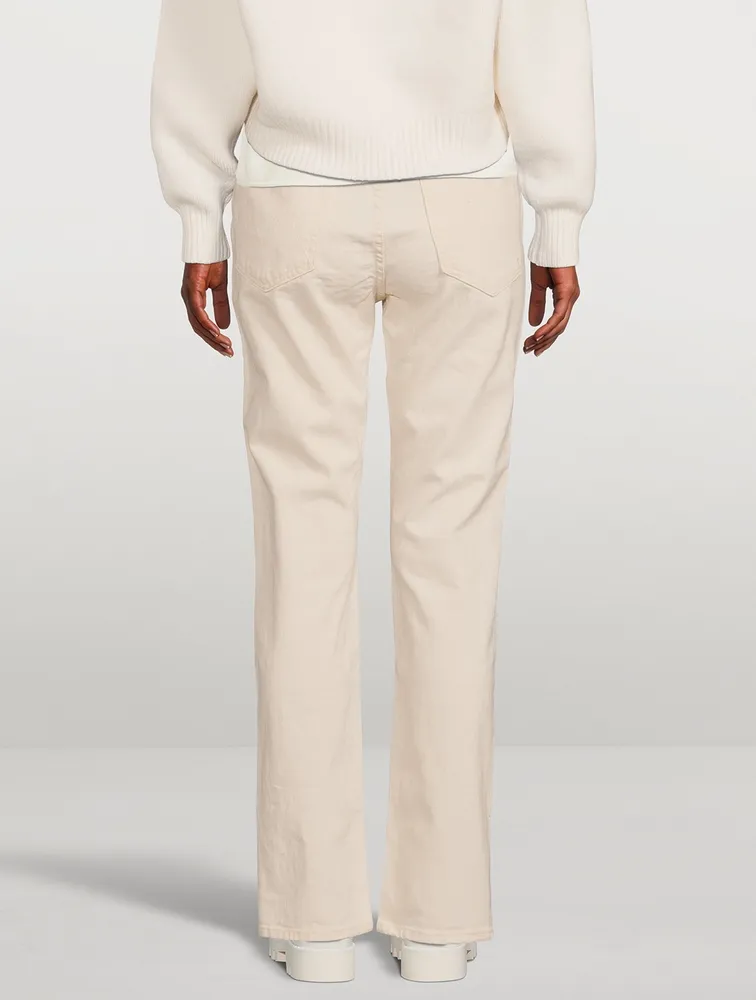 Rider High-waisted Straight-Leg Jeans