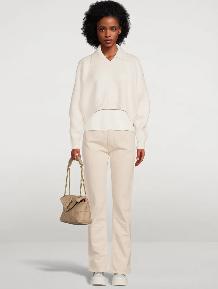 Rider High-waisted Straight-Leg Jeans