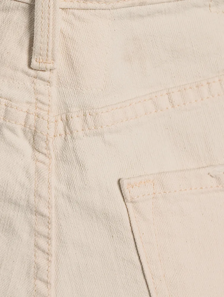 Rider High-waisted Straight-Leg Jeans