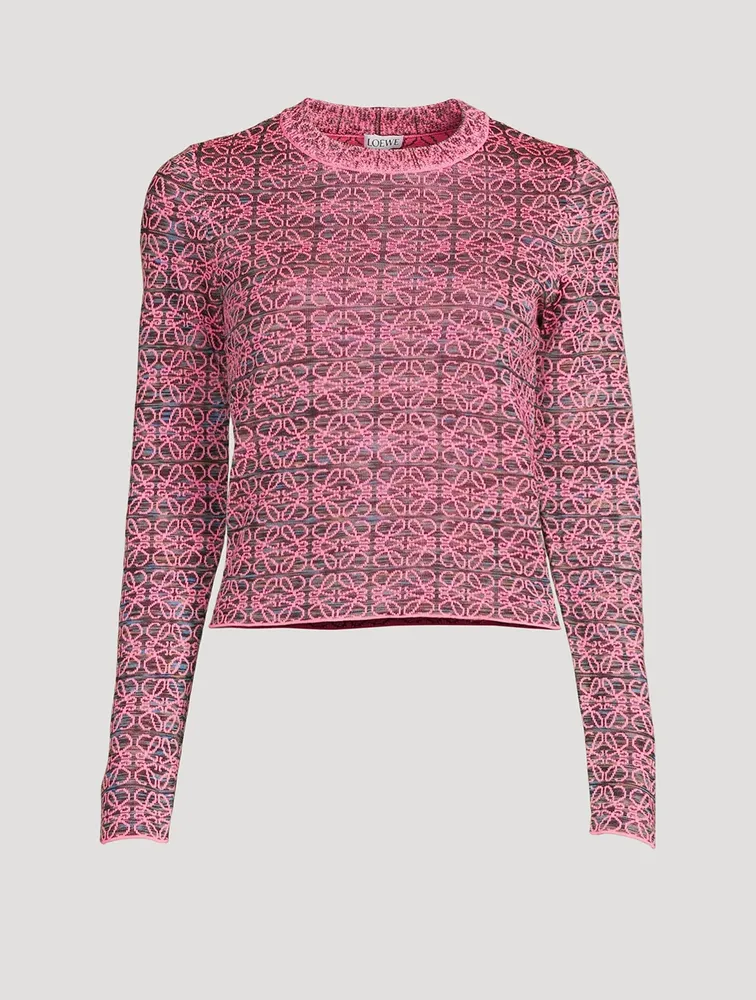 Neon Anagram Sweater