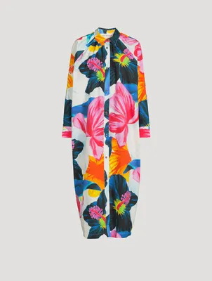 Cleo Shirt Dress Floral Print