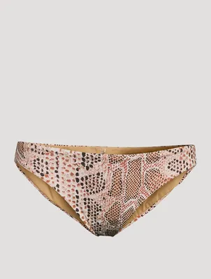 Midori Classic Bikini Bottoms Snake Print