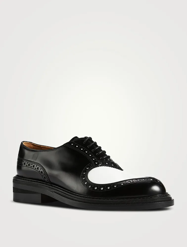 Heart Leather Brogues