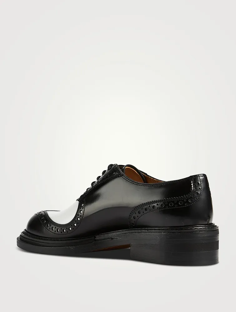 Heart Leather Brogues