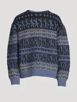 Wool Patchwork Sweater
