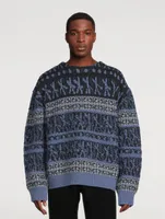 Wool Patchwork Sweater