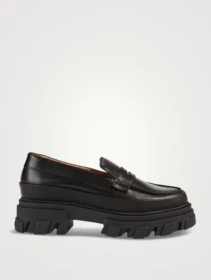 Leather Penny Loafers