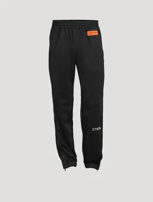 Cotton-Blend Track Pants