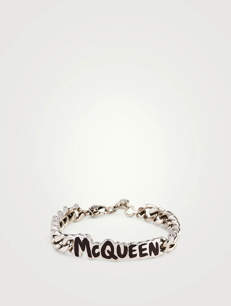 Graffiti Cut-Out Chain Bracelet