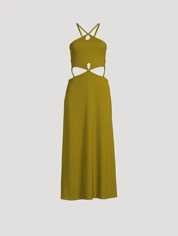 Loophole Cutaway Sleeveless Dresses