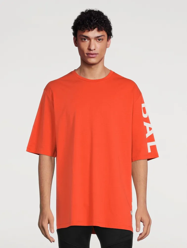 Cotton Logo Oversized T-Shirt