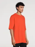 Cotton Logo Oversized T-Shirt