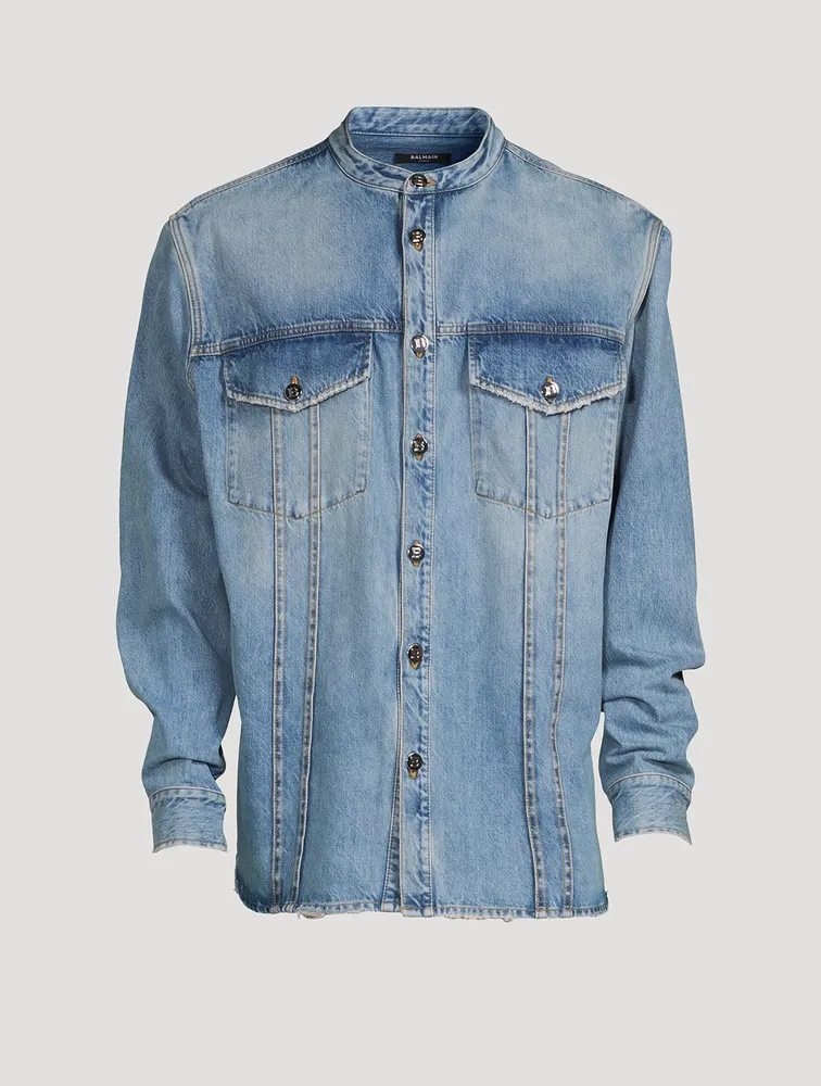 Buttoned Denim Shirt