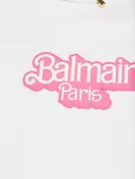Balmain x Barbie Hoodie With Rubber Patch