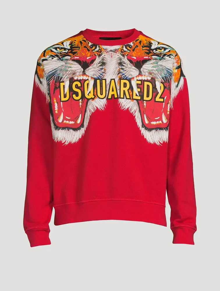 D2Tiger Cotton Sweatshirt