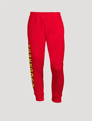 Cotton Sweatpants With Side Logo