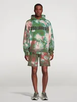 Cotton Sweat Shorts Tie-Dye Print