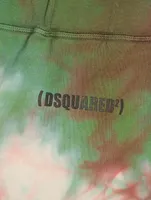 Cotton Sweat Shorts Tie-Dye Print
