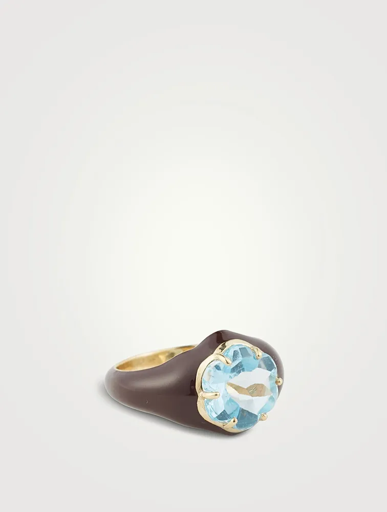 Da Funkadelic Signet Ring With Topaz