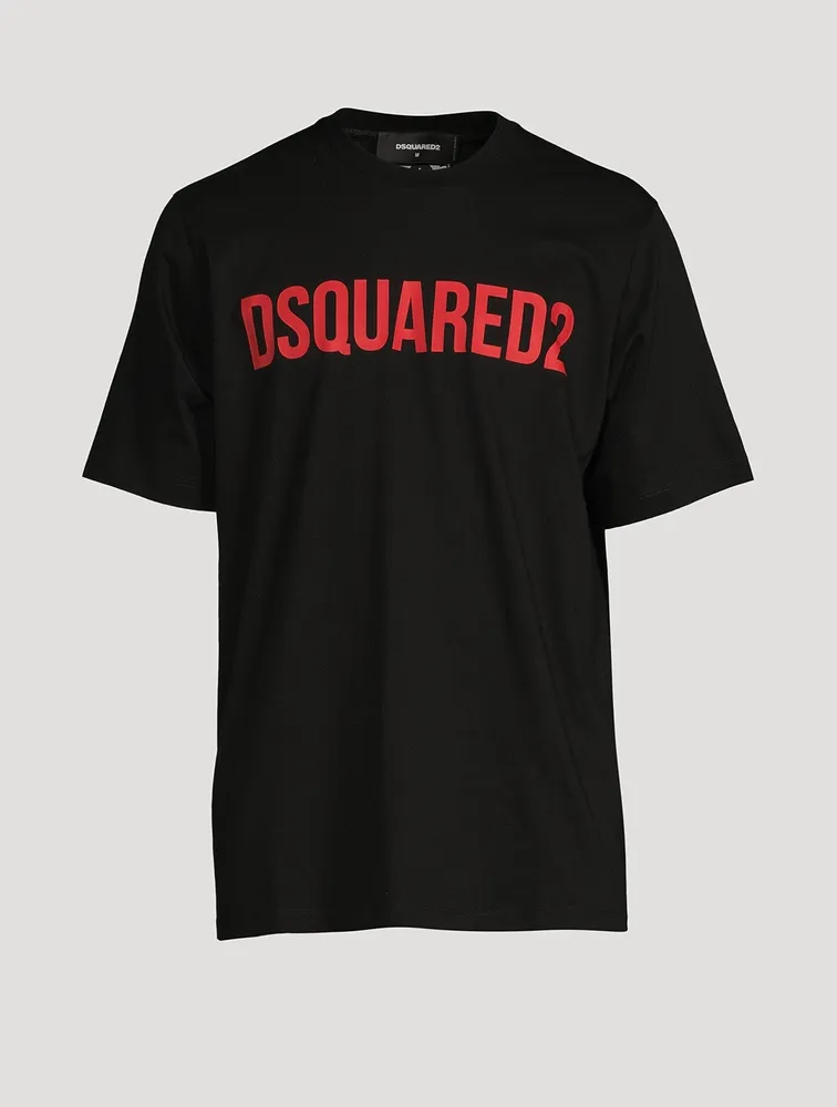Cotton Slouch T-Shirt With Logo