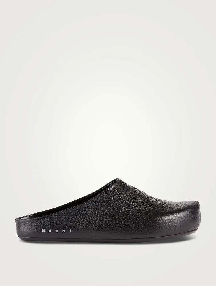 Leather Clog Shoes
