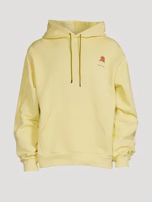 Embroidered Hoodie La Rosa Print