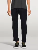 Cotton Terry Zip Sweatpants