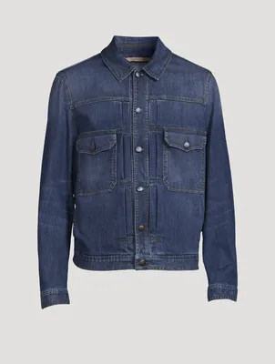 Cotton Stretch Denim Jacket