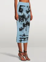 Reese Eco Midi Skirt Tie-Dye Print