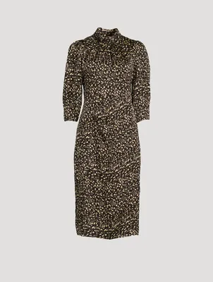 Edmee Print Midi Dress
