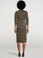 Edmee Print Midi Dress