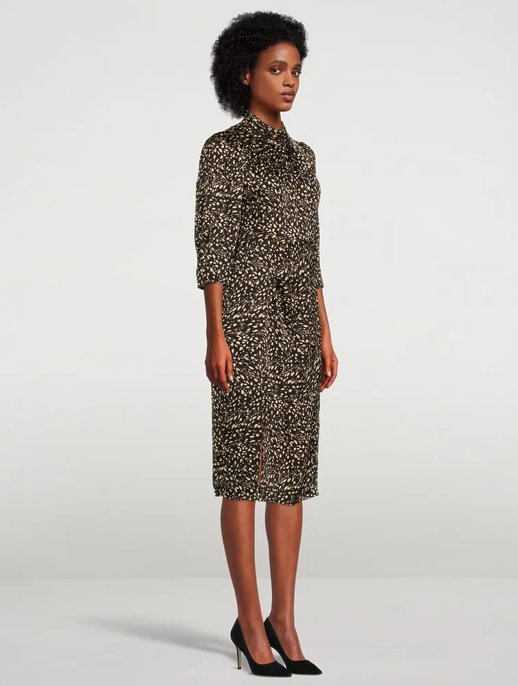 Edmee Print Midi Dress