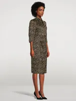 Edmee Print Midi Dress