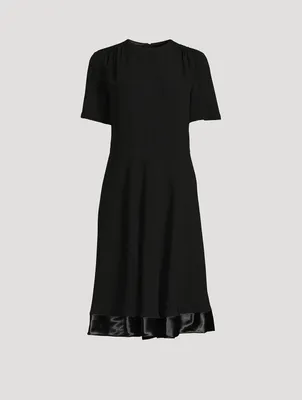Crepe Midi Dress