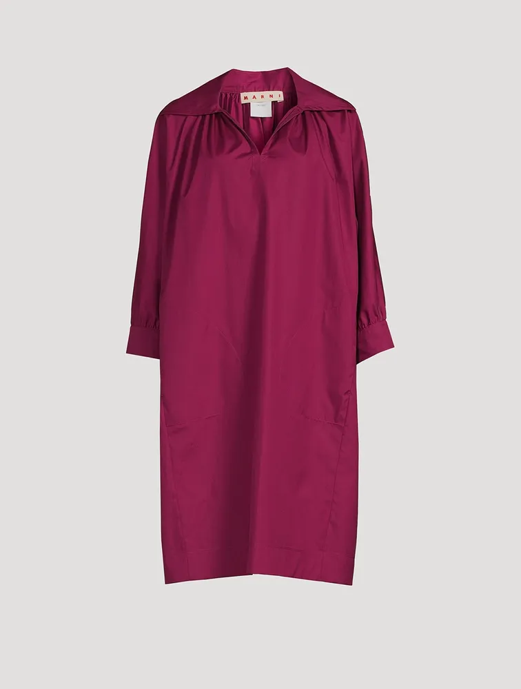 Cotton Poplin Polo Dress