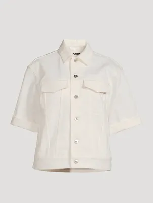 Short-Sleeve Denim Jacket