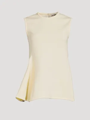 Sleeveless Peplum Top