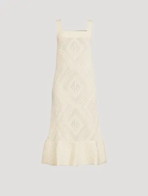 Crochet Midi Dress