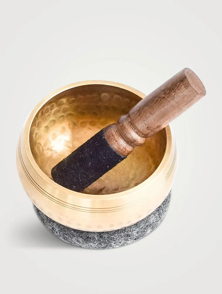 4" Hand Hammered Brass Singing Bowl