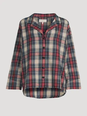 The Pajama Shirt Plaid Print