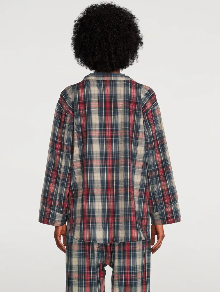 The Pajama Shirt Plaid Print