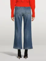 Stevie High-Waisted Cropped Jeans